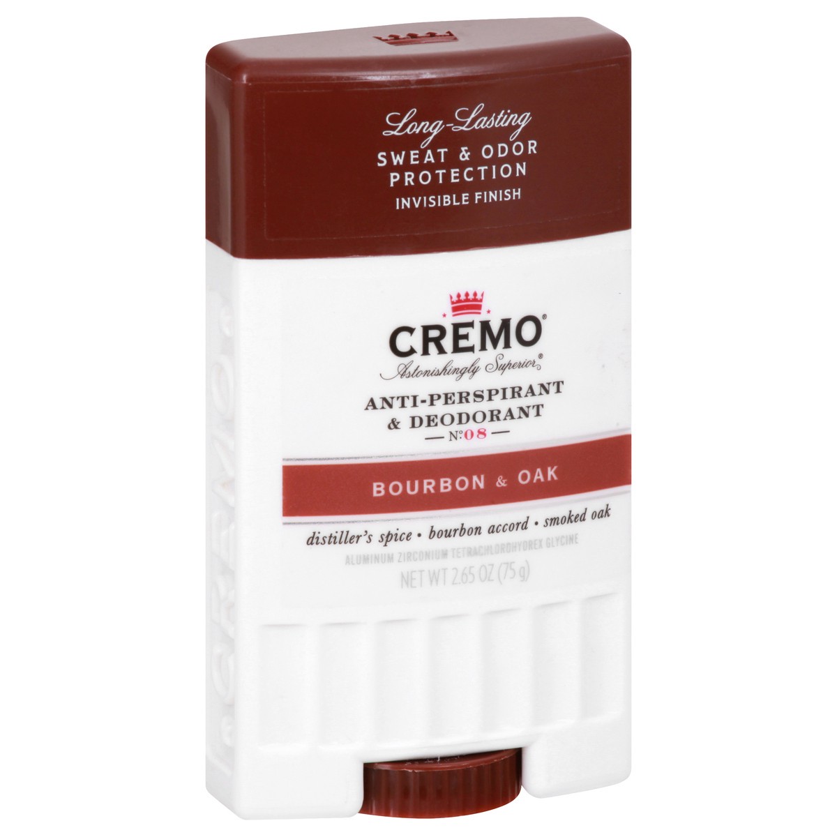 slide 7 of 9, Cremo No. 8 Bourbon & Oak Anti-Perspirant & Deodorant 2.65 oz, 2.65 oz