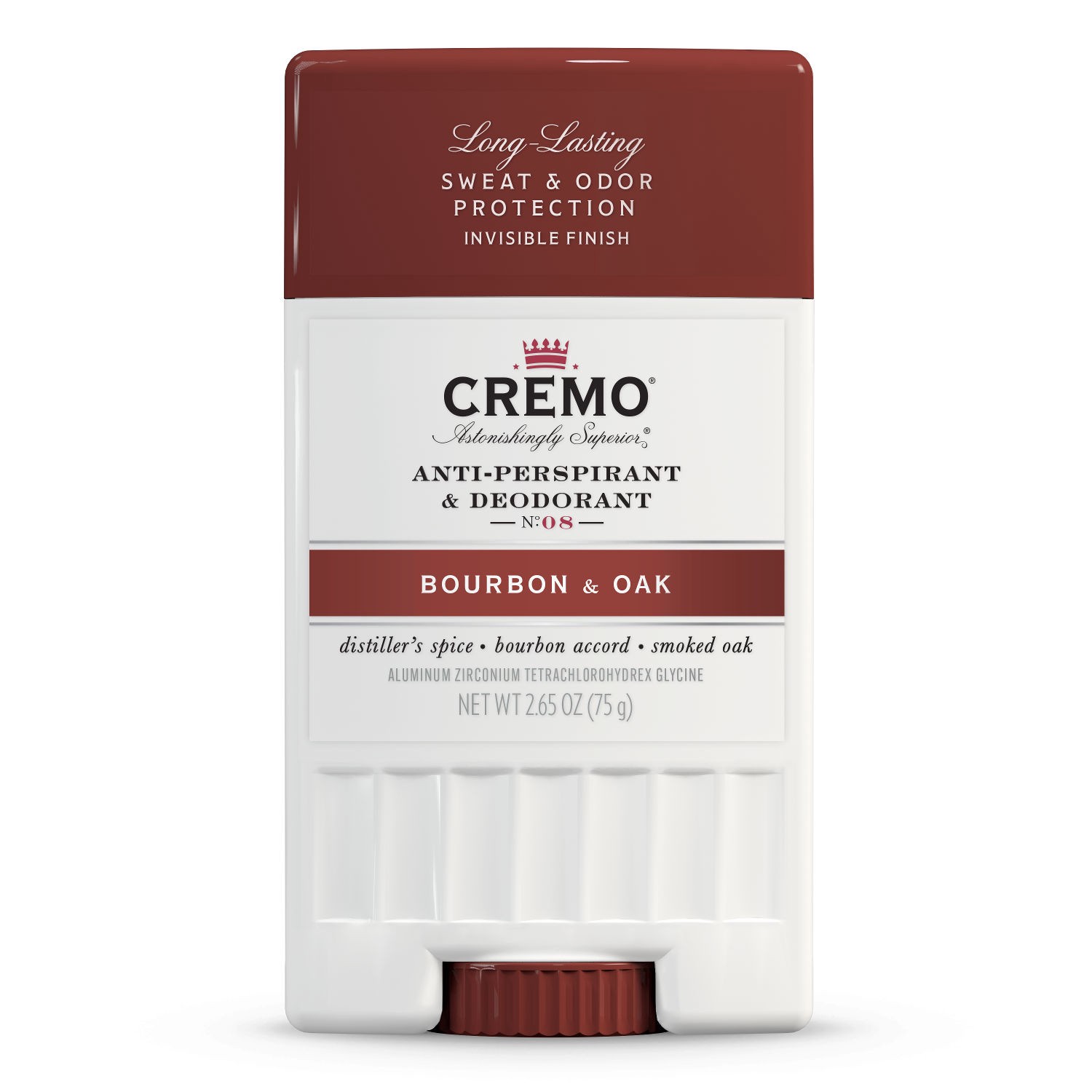 slide 1 of 9, Cremo No. 8 Bourbon & Oak Anti-Perspirant & Deodorant 2.65 oz, 2.65 oz