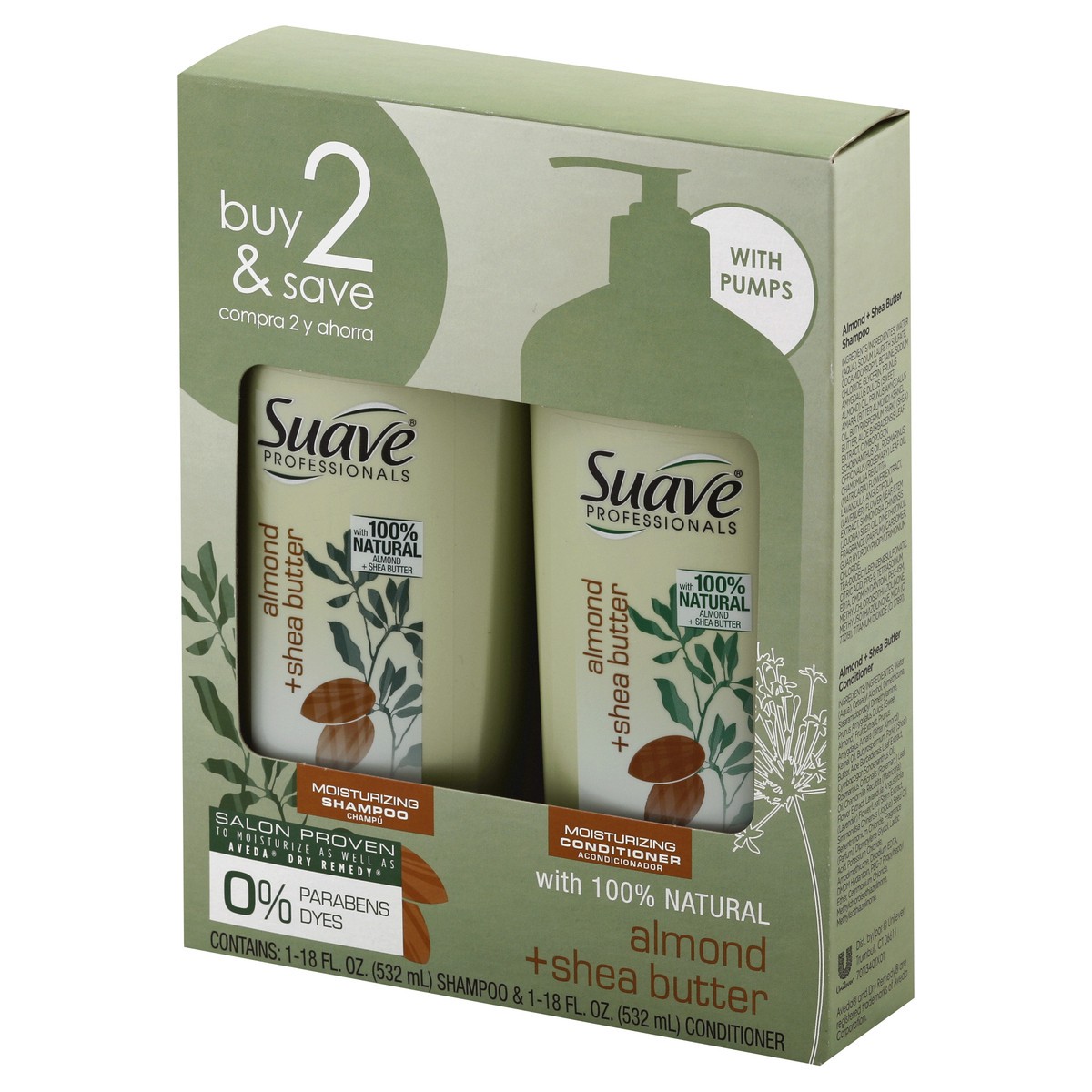 slide 8 of 10, Suave Shampoo & Conditioner 2 ea, 2 ct