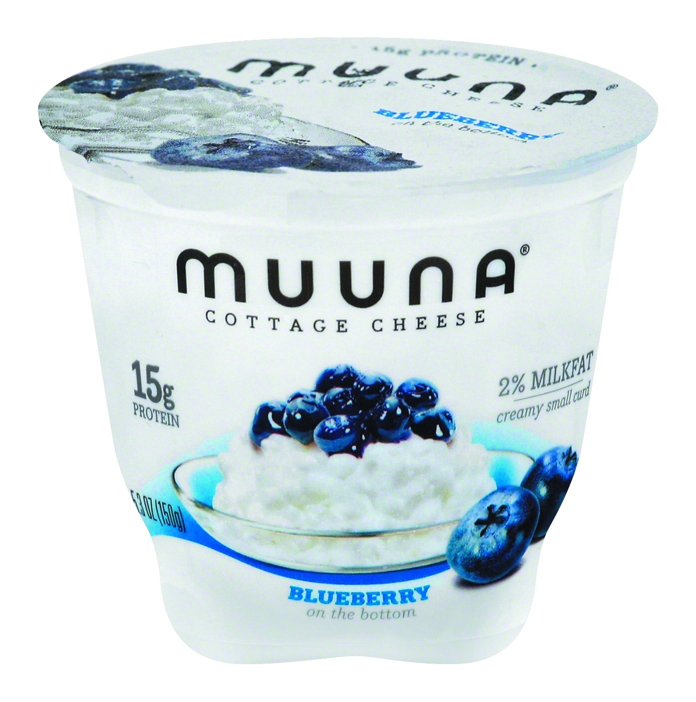 slide 1 of 1, Muuna Blueberry Cottage Cheese, 5.3 oz