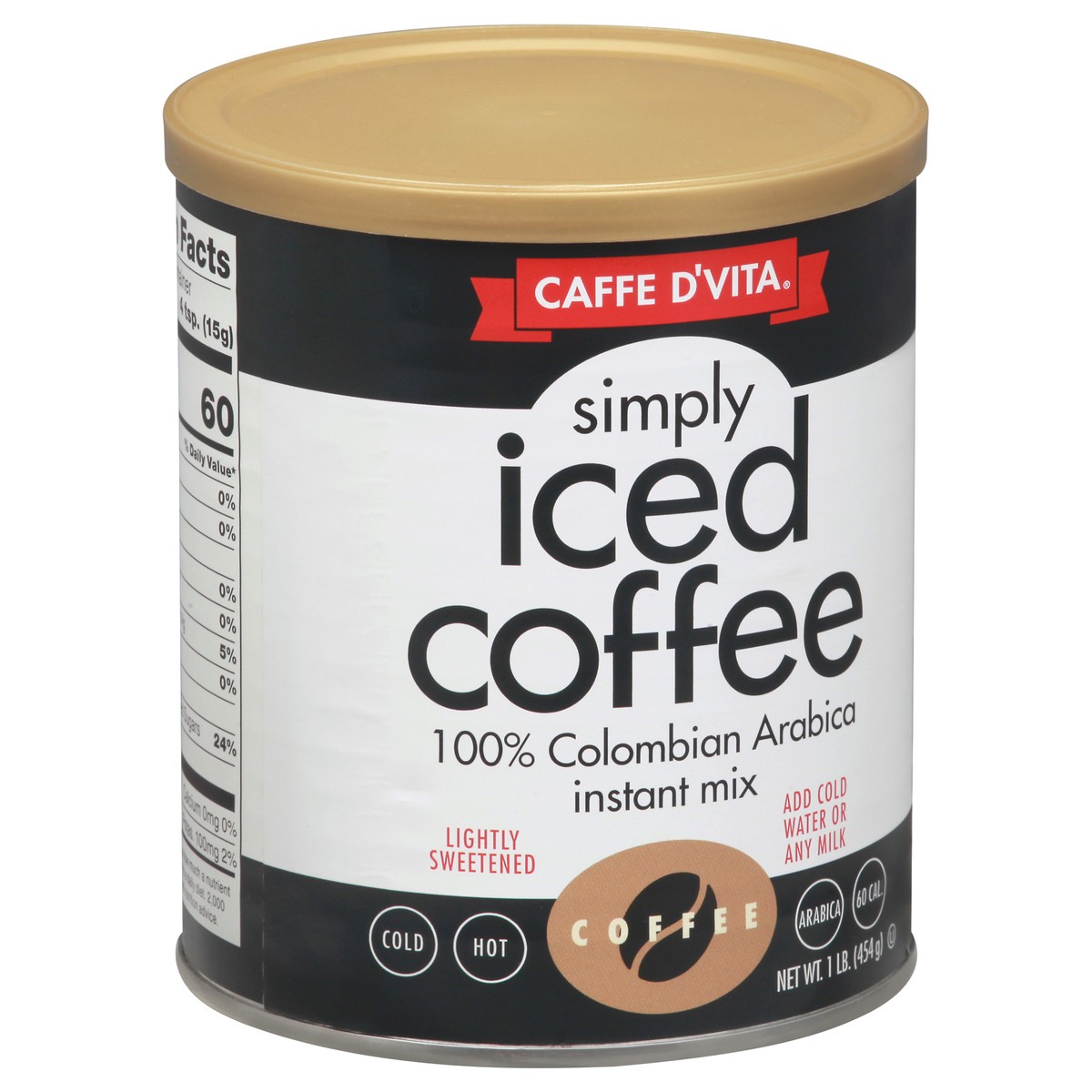 slide 2 of 11, Caffe D'Vita Simply Iced Coffee Iced Coffee 1 lb, 16 oz