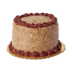 German Chocolate Single Layer Cake