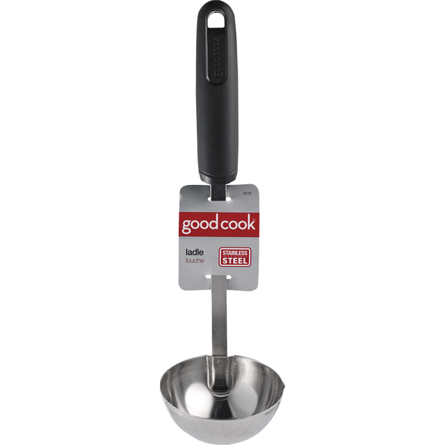 slide 1 of 1, Good Cook Classic Chrome Ladle, 1 ct