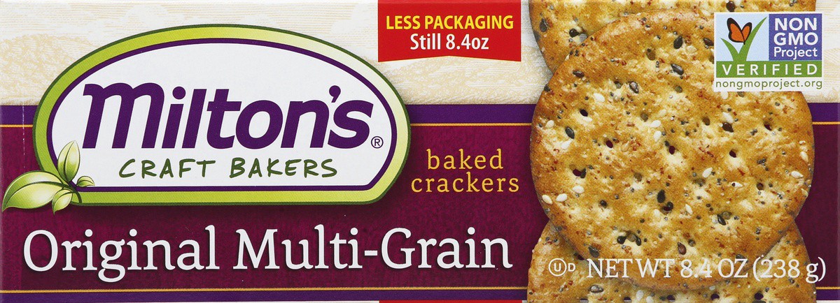 slide 7 of 9, Milton's Gourmet Crackers, 8.4 oz