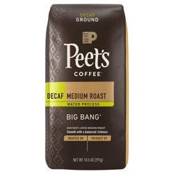 Peet's Coffee Decaf Big Bang Medium Roast Ground Coffee - 10.5 oz