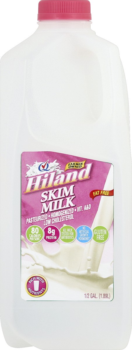 slide 6 of 6, Hiland Dairy Milk 0.5 gl, 1/2 gal