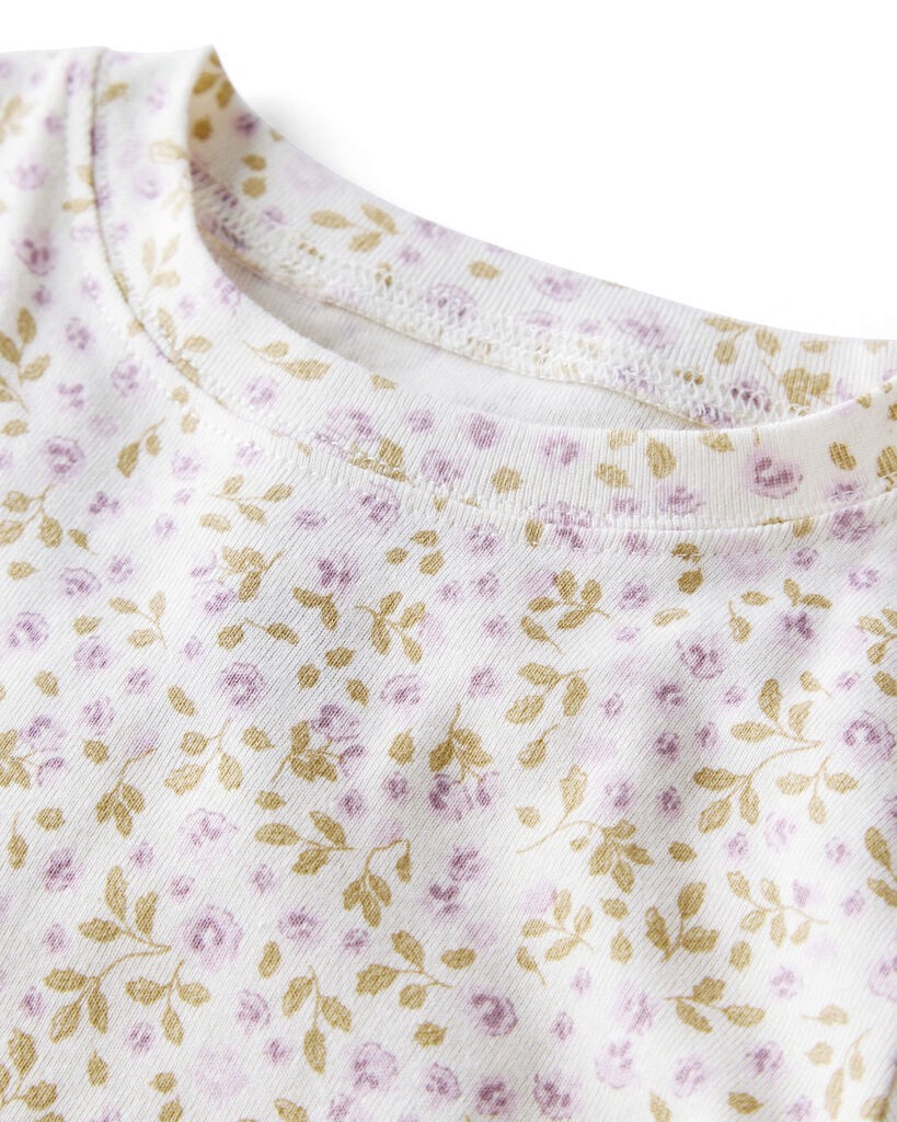 slide 2 of 3, Littleplanet Toddler Organic Cotton Pajamas in Botanic Muse Print Botanic Muse 2T, 1 ct