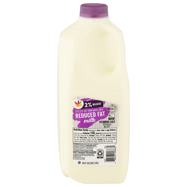 slide 1 of 1, Giant 2% Reduced Fat Milk, 1/2 gal