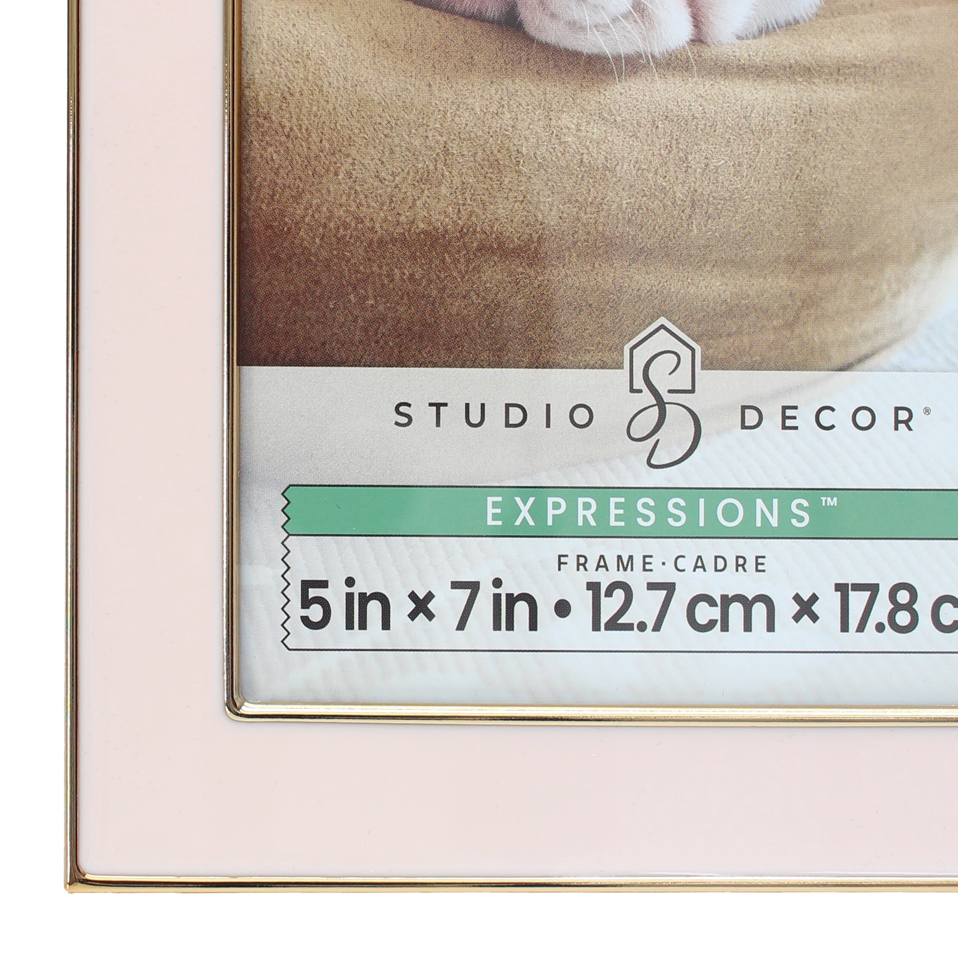 slide 5 of 6, Expressions 5" X 7" Gold Trim Tabletop Frame By Studio Decor, 5 in x 7 in