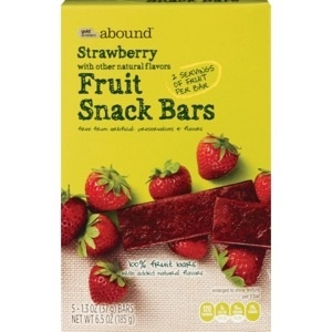 slide 1 of 1, CVS Gold Emblem Abound Strawberry Fruit Snack Bars, 6.5 oz