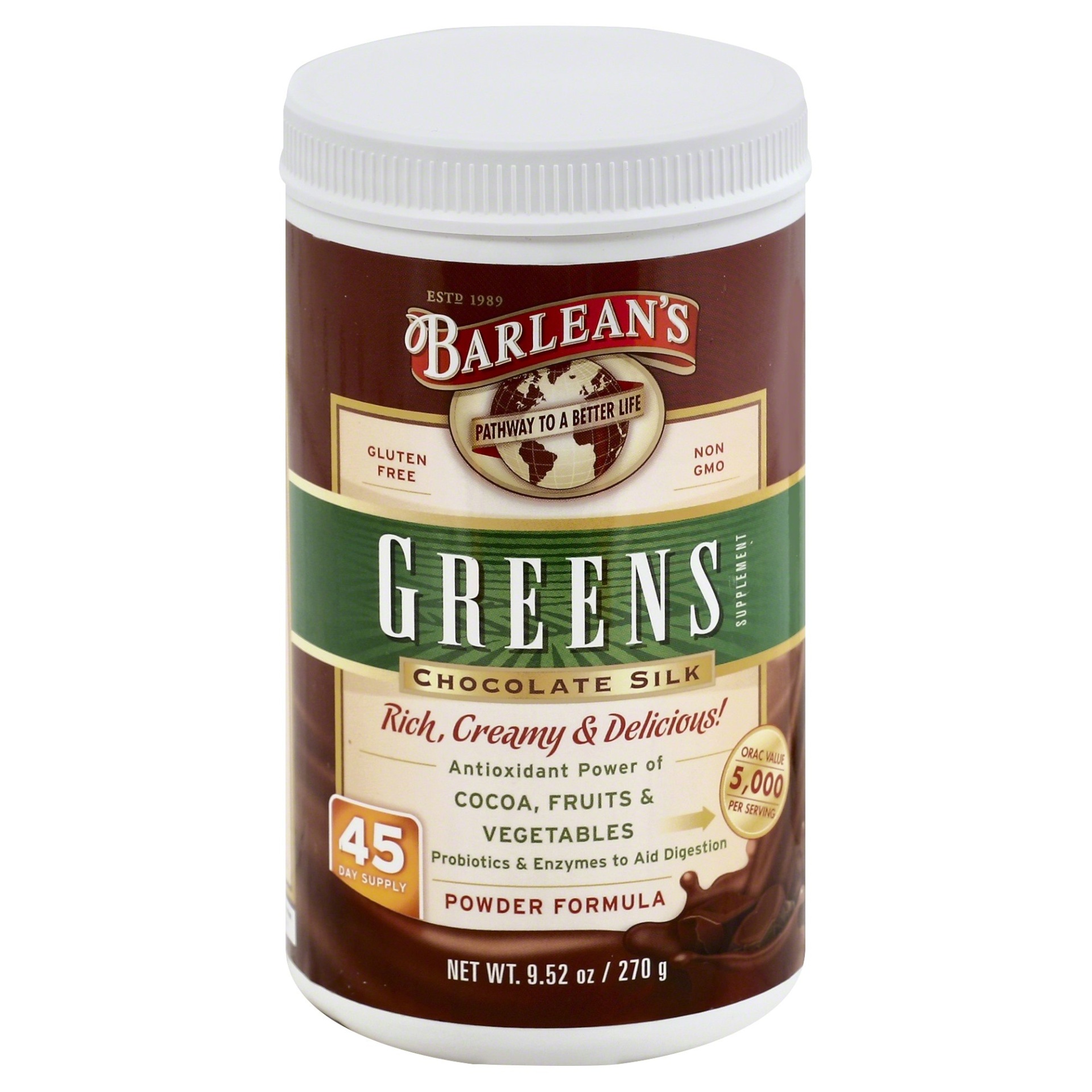 slide 1 of 2, Barlean's Greens 9.52 oz, 9.52 oz