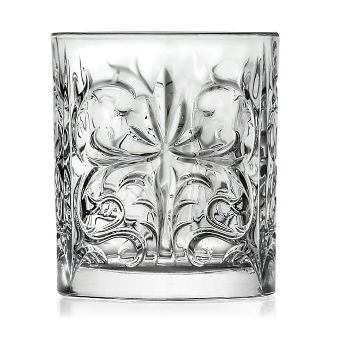 slide 1 of 3, RCR Crystal Tattoo Double Old Fashioned Glasses, 6 ct