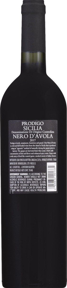 slide 4 of 8, Prodigo Nero D'Avola 750 ml, 750 ml