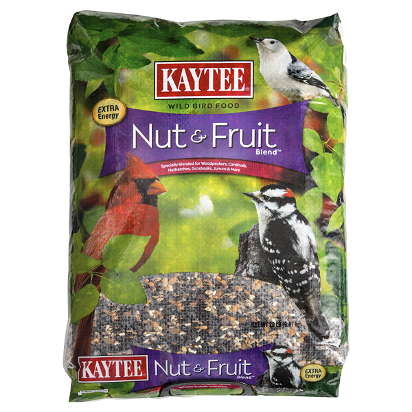 slide 1 of 1, Kaytee Nut & Fruit Blend, Wild Bird Food, 20 lb