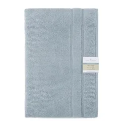 Room & Retreat Performance Textured Bath Towel, 30 In X 56 In, Light Blue