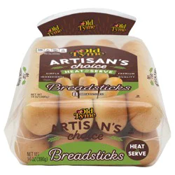 Schmidt Old Tyme Artisan's Choice Heat & Serve Breadsticks, 8 count, 14 oz