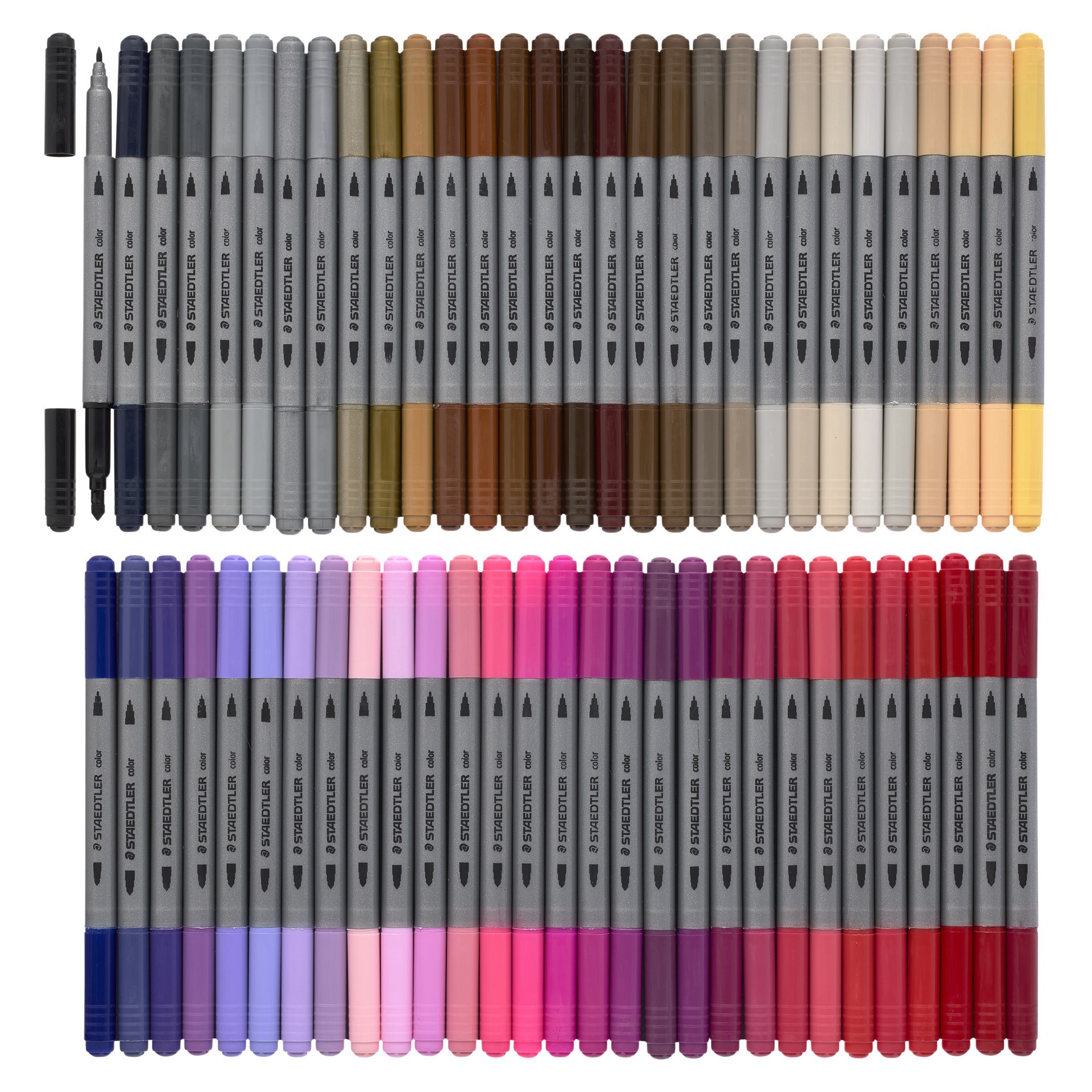 slide 4 of 6, Staedtler Fiber Tip Pen Set, 3 mm