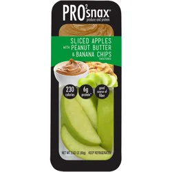 Pro2Snax Sliced Apples, Peanut Butter & Banana Chips