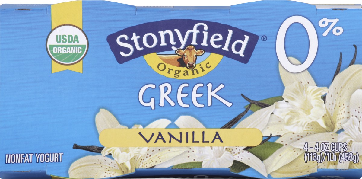 slide 4 of 4, Stonyfield Farm Yogurt 4 ea, 4 ct