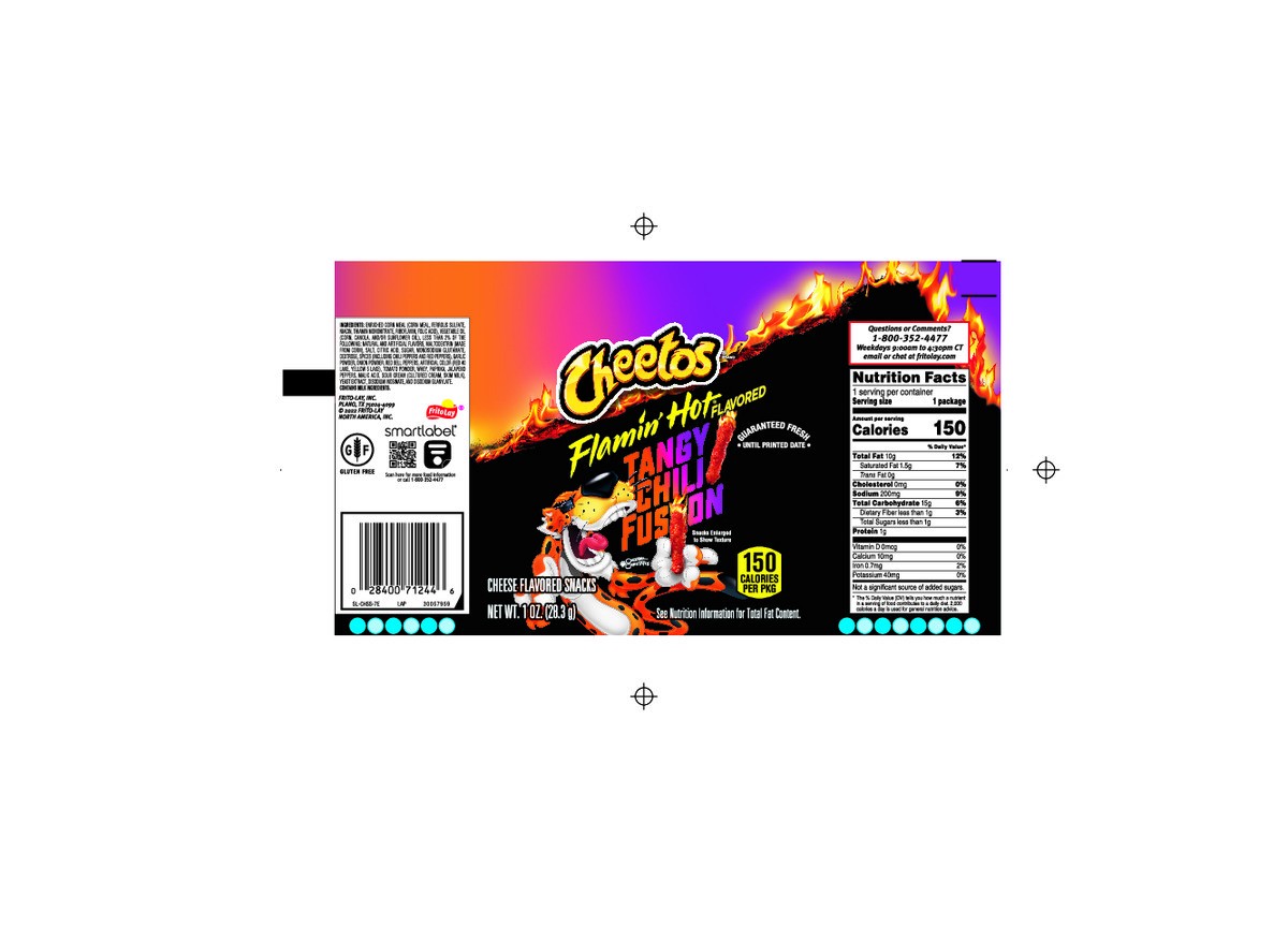 slide 5 of 8, Cheetos Flamin Hot Tangy Chili Fusio, 1 oz
