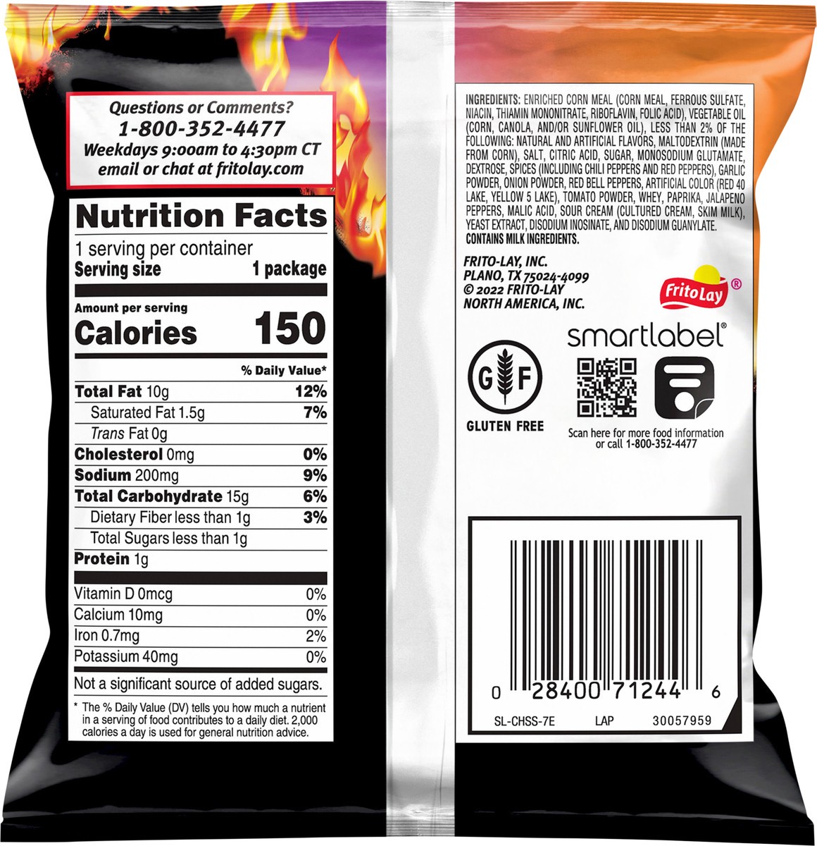 slide 6 of 8, Cheetos Flamin Hot Tangy Chili Fusio, 1 oz