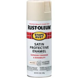 Rust-Oleum Stops Rust Decor 12 oz Satin Spray Paint, Shell White