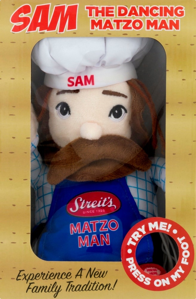 slide 1 of 1, Streit's Streits Sam The Dancing Matzo Man, 1 ct