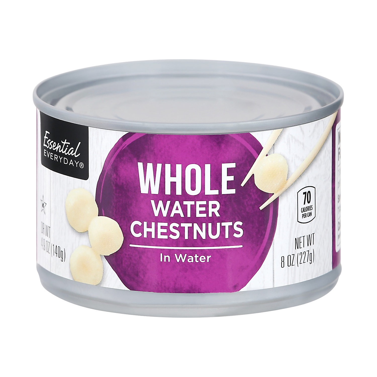 slide 1 of 1, Essential Everyday Whole Water Chestnut, 8 oz