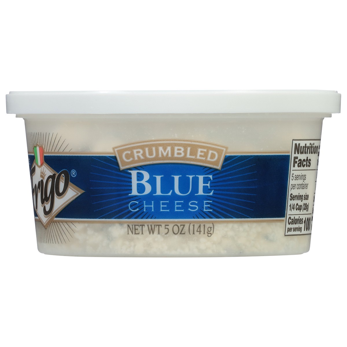 slide 6 of 12, Frigo Crumbled Blue Cheese 5 oz, 5 oz