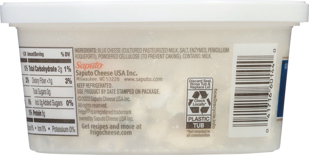 slide 11 of 12, Frigo Crumbled Blue Cheese 5 oz, 5 oz