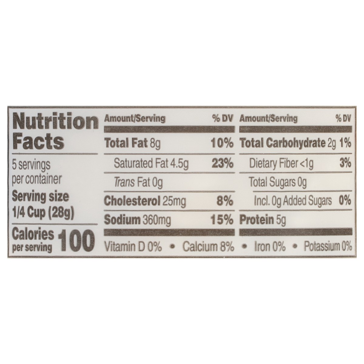 slide 4 of 12, Frigo Crumbled Blue Cheese 5 oz, 5 oz