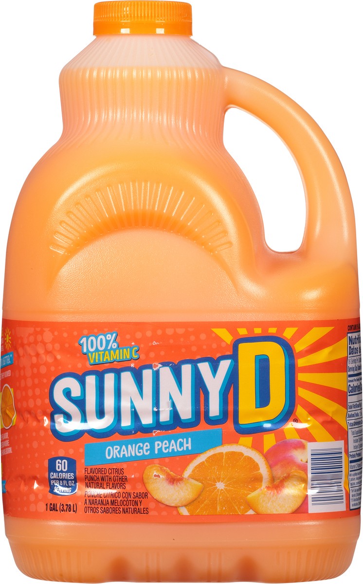 slide 5 of 13, Sunny D Sunnyd Orange Peach Juice Drink, 1 Gallon Bottle, 1 gal