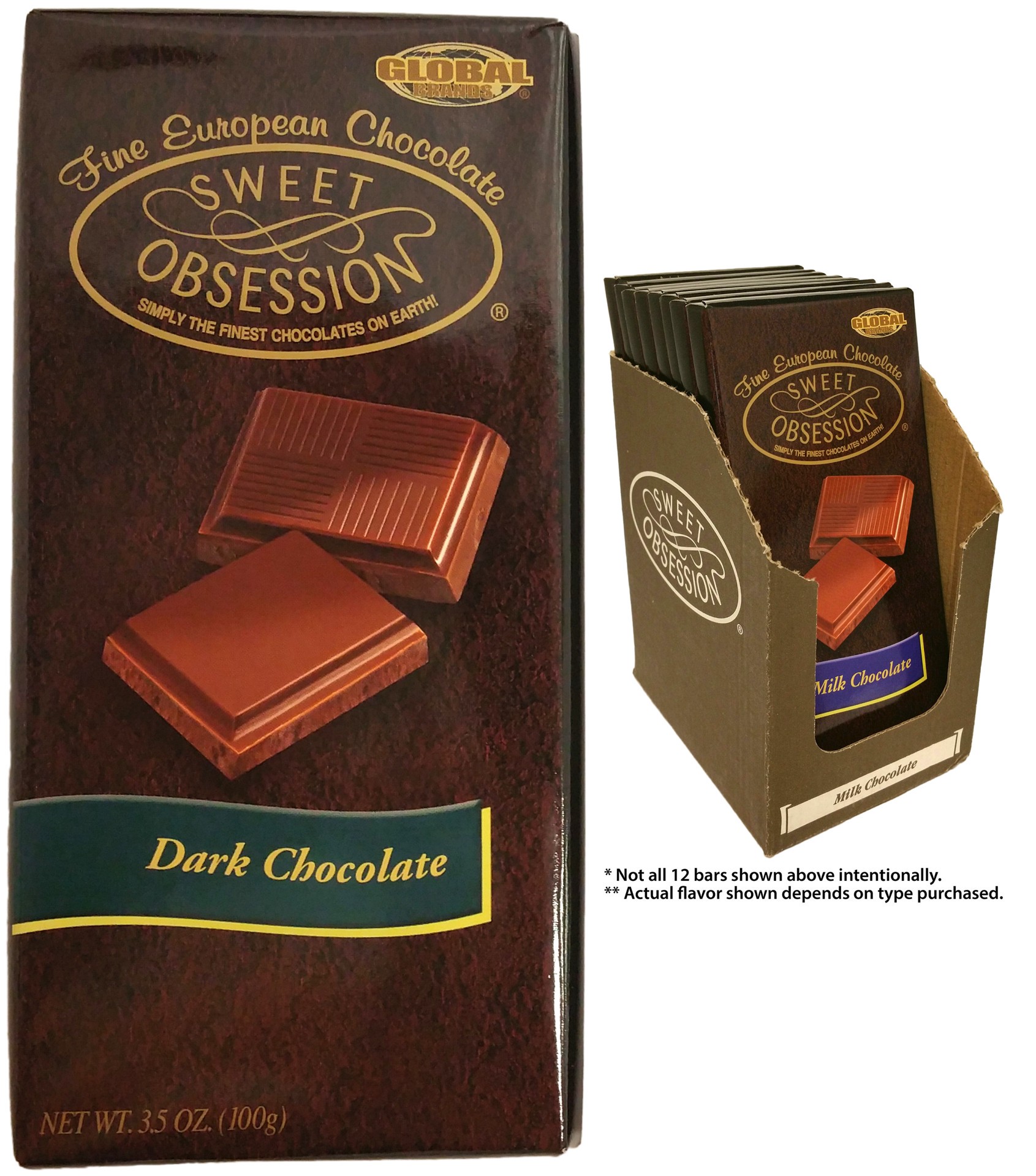 slide 1 of 1, Sweet Obsession Dark Chocolate Bar, 5.3 oz