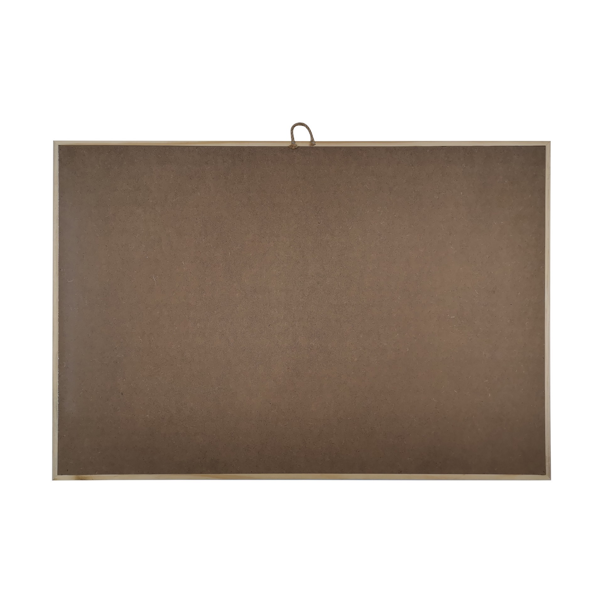 slide 3 of 3, 17" X 25" White Plaque With Natural Wood Frame By Make Market, 17 in x 25 in