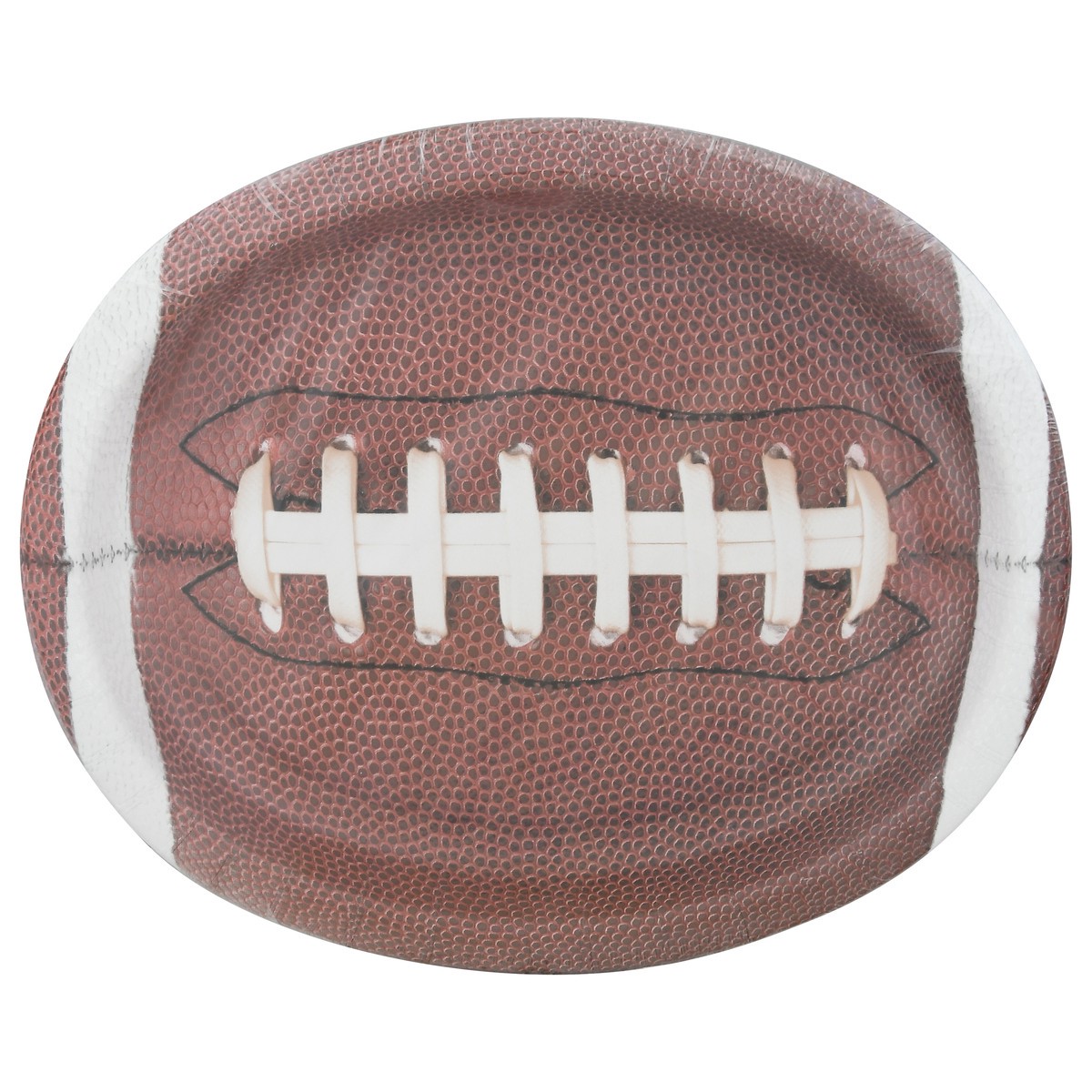 slide 8 of 11, Paper Art Creative Converting Football Oval Platters, 8 ct