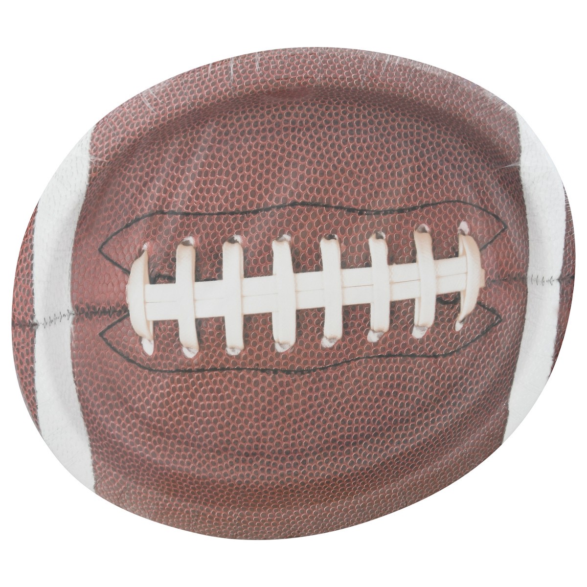 slide 9 of 11, Paper Art Creative Converting Football Oval Platters, 8 ct