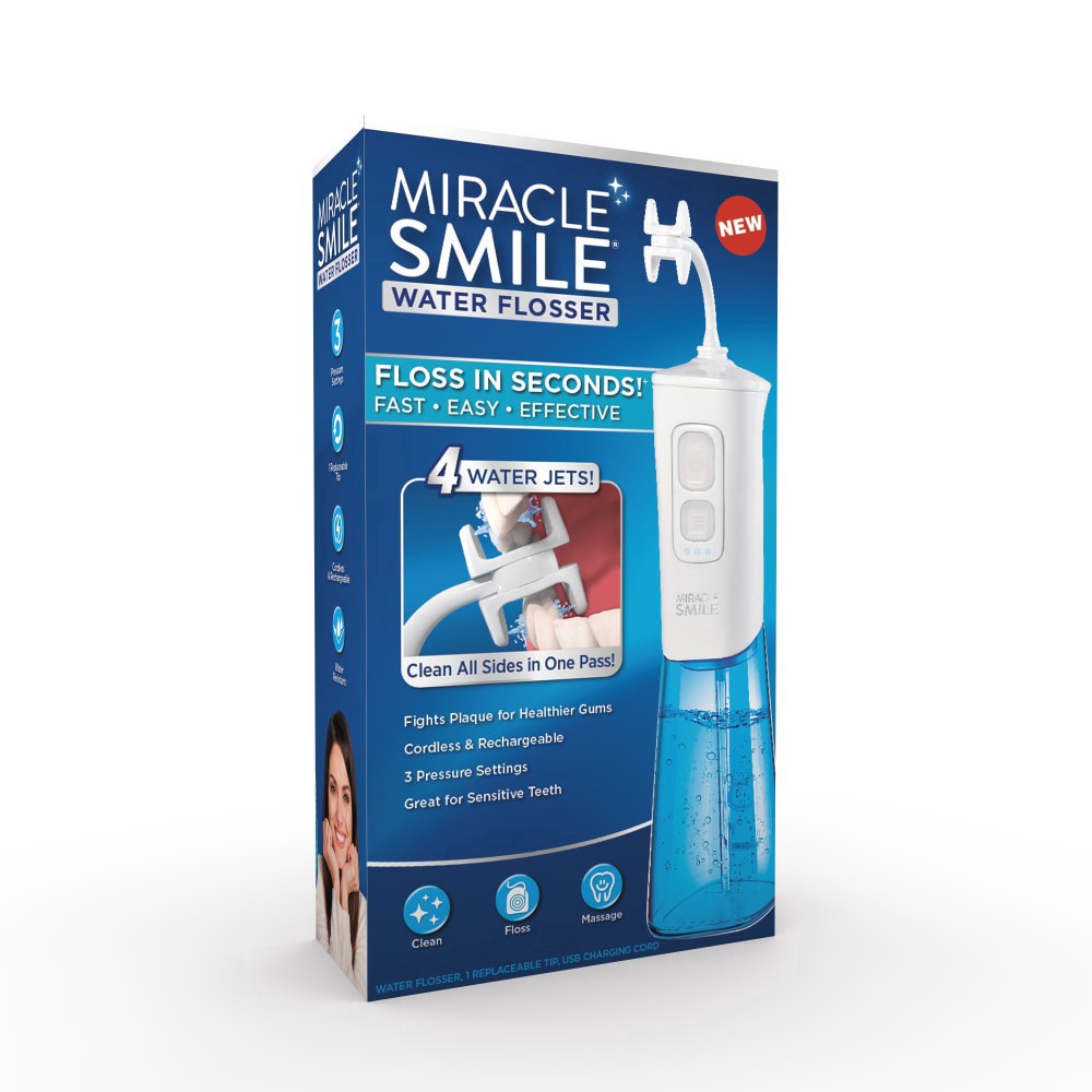 slide 1 of 1, Miracle Smile Water Flosser, 1 ct