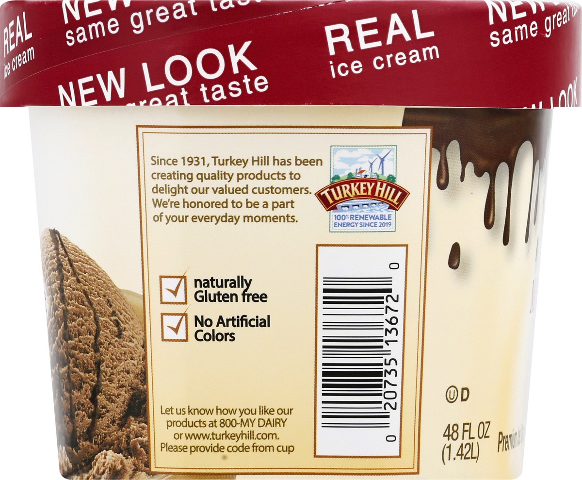 slide 7 of 9, Turkey Hill Premium Milk Chocolate Fudge Ice Cream 48 oz, 48 oz