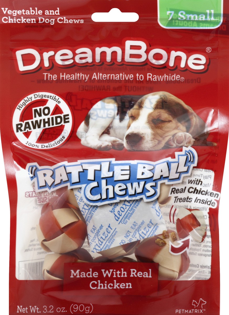 slide 2 of 2, PETMATRIX Rattle Ball Chews 7Pk, 7 ct