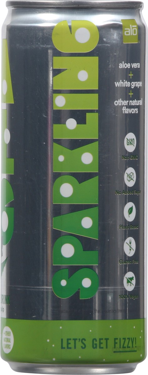 slide 6 of 9, ALO Sparkling ALOe Vera White Grape Juice Drink- 11.2 fl oz, 11.2 fl oz