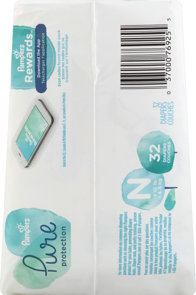 slide 2 of 4, Pampers Diapers 32 ea, 32 ct