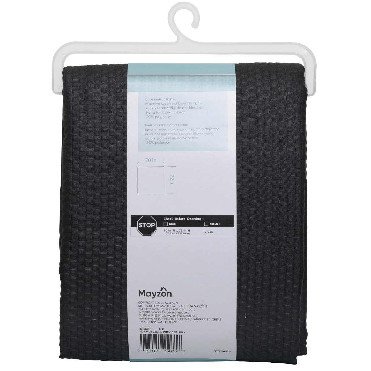 slide 9 of 13, Maytex Norwich Microfiber Liner, Black, 1 ct