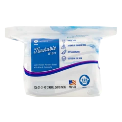 SE Grocers Flushable Moist Wipe