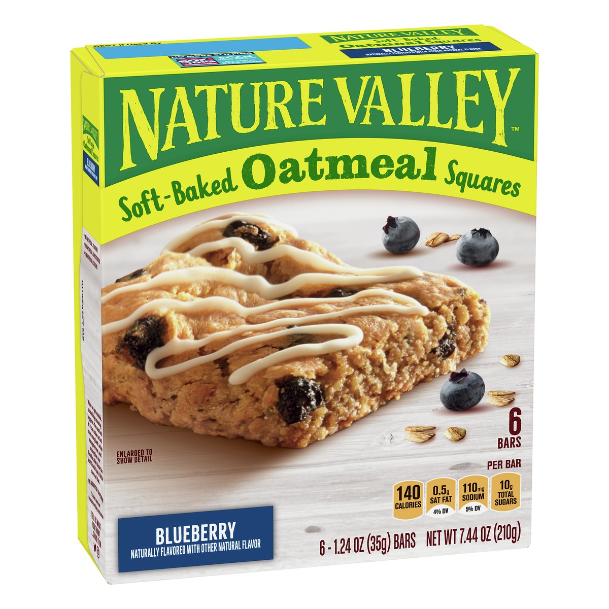 slide 2 of 9, Nature Valley Soft-Baked Blueberry Oatmeal Bar 6 ea, 6 ct