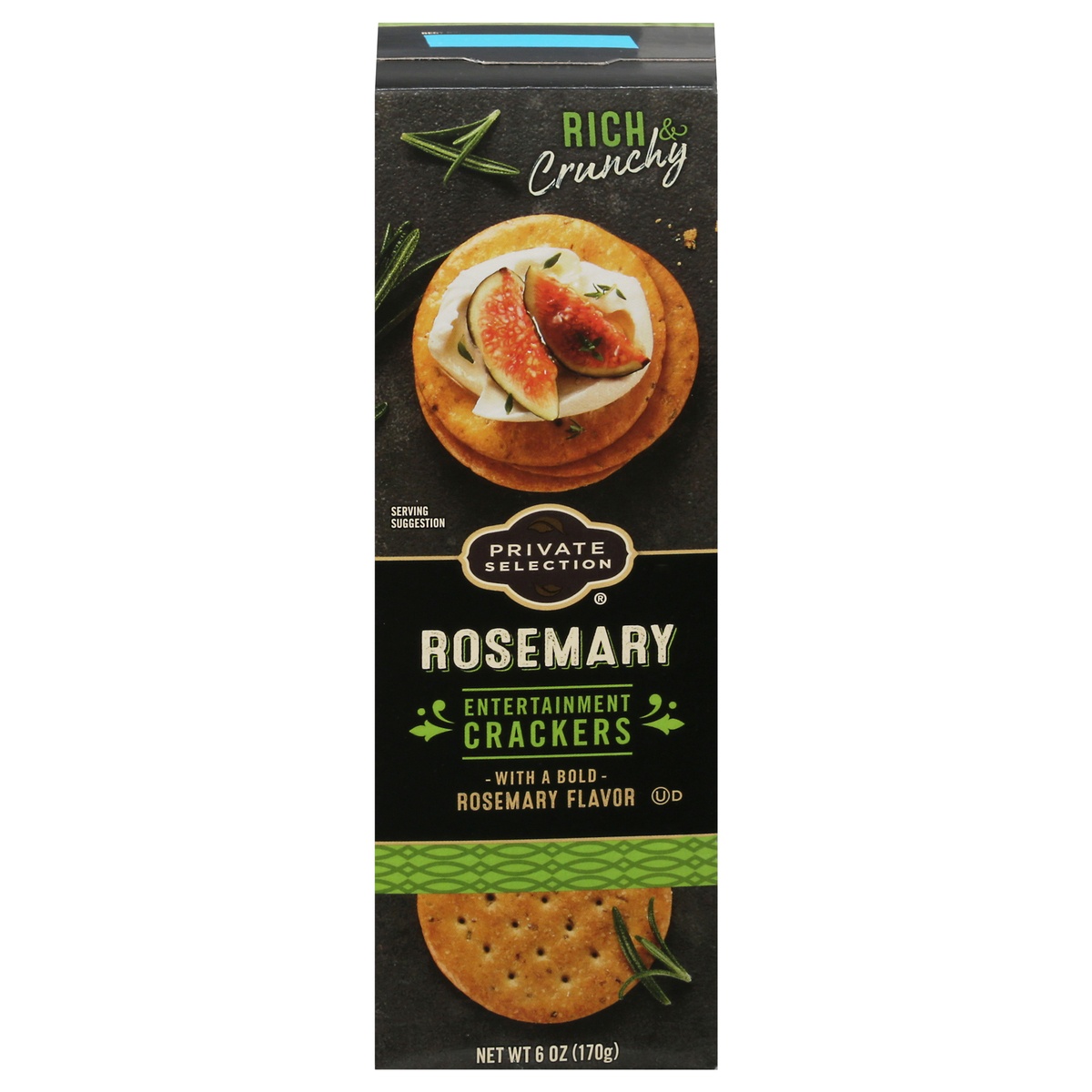 slide 1 of 1, Private Selection Rosemary Entertainment Crackers, 6 oz