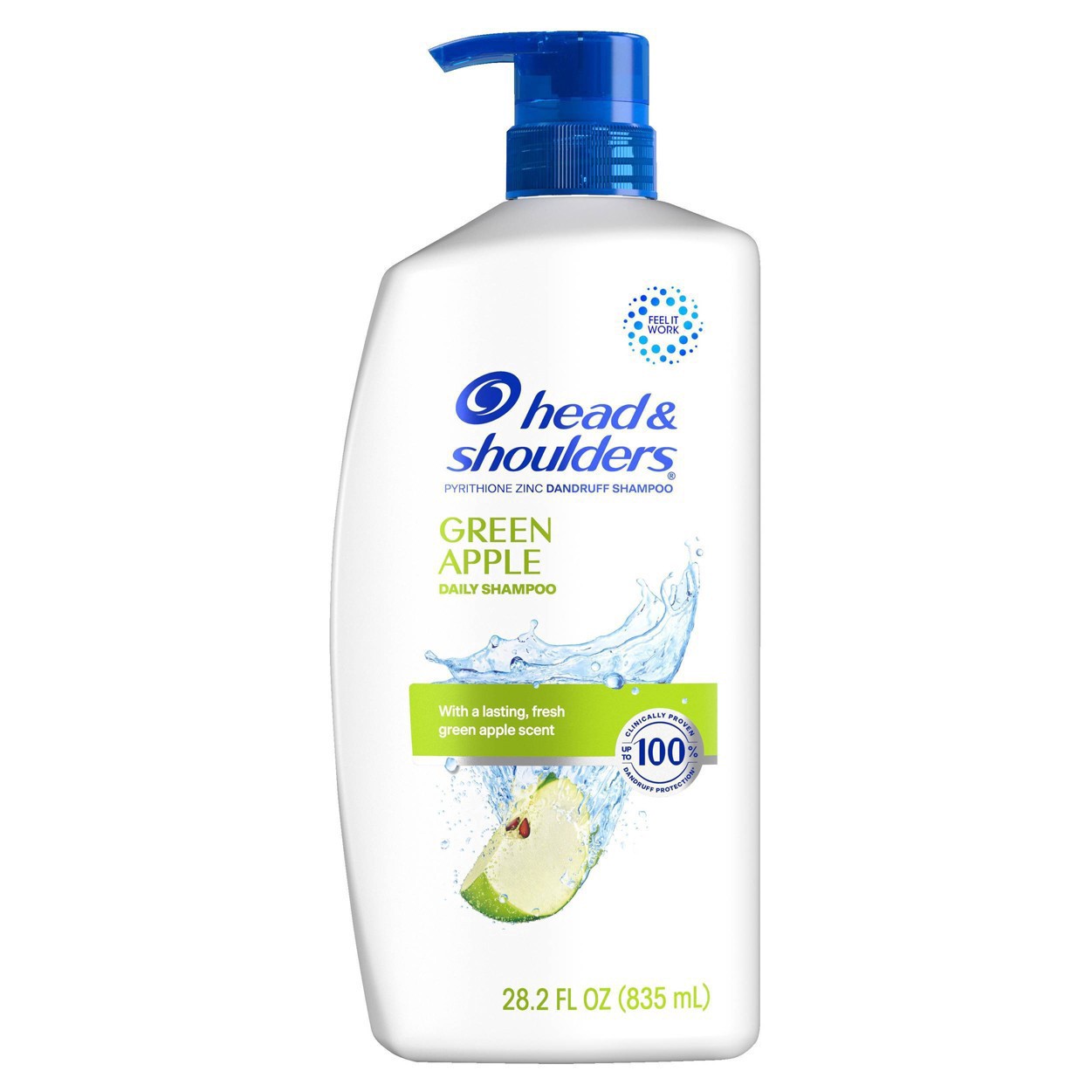 slide 11 of 14, Head & Shoulders Green Apple Anti-Dandruff Shampoo, 32.1oz, 32.10 fl oz