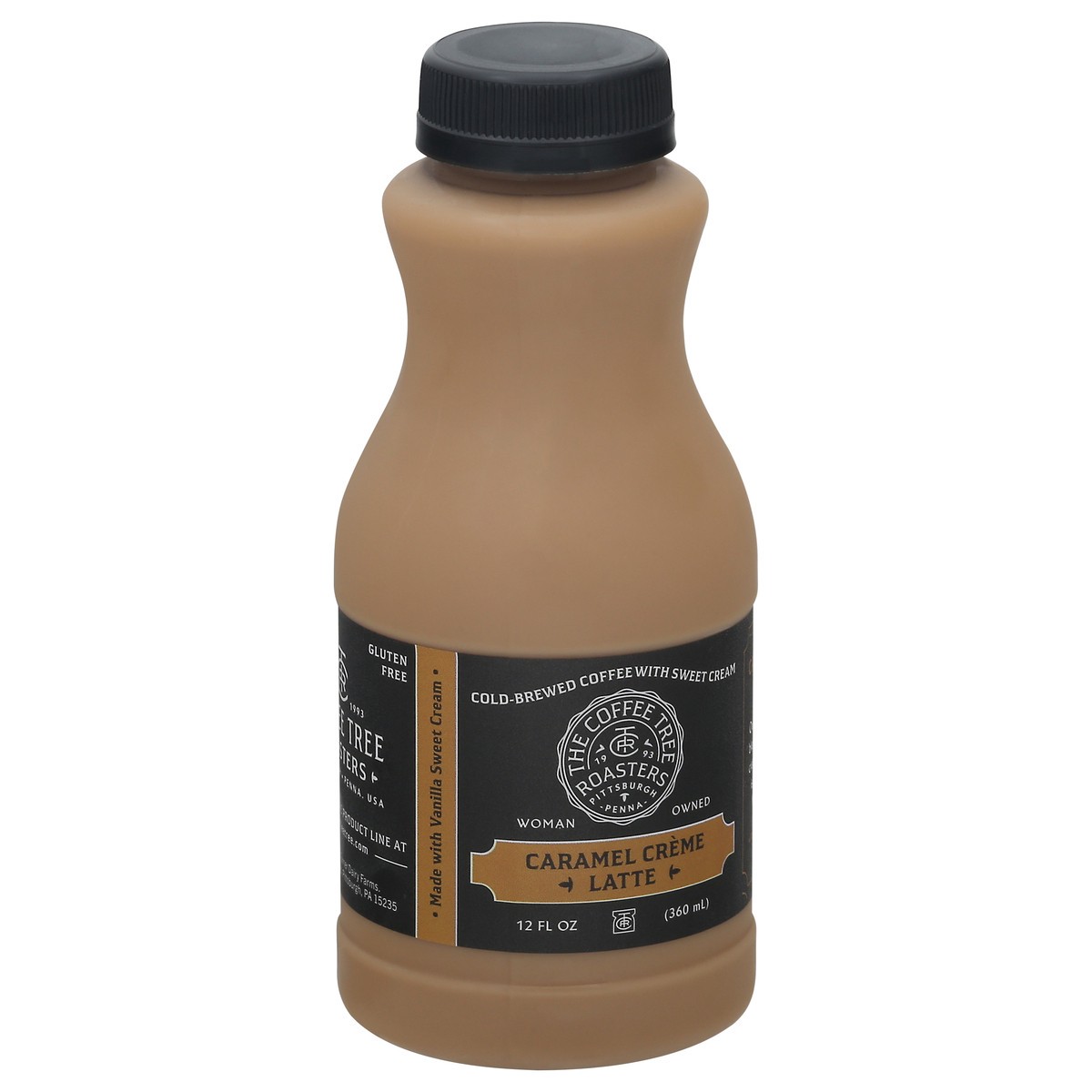 slide 6 of 9, The Coffee Tree Roasters Cold-Brewed Caramel Creme Latte Coffee - 12 fl oz, 12 fl oz