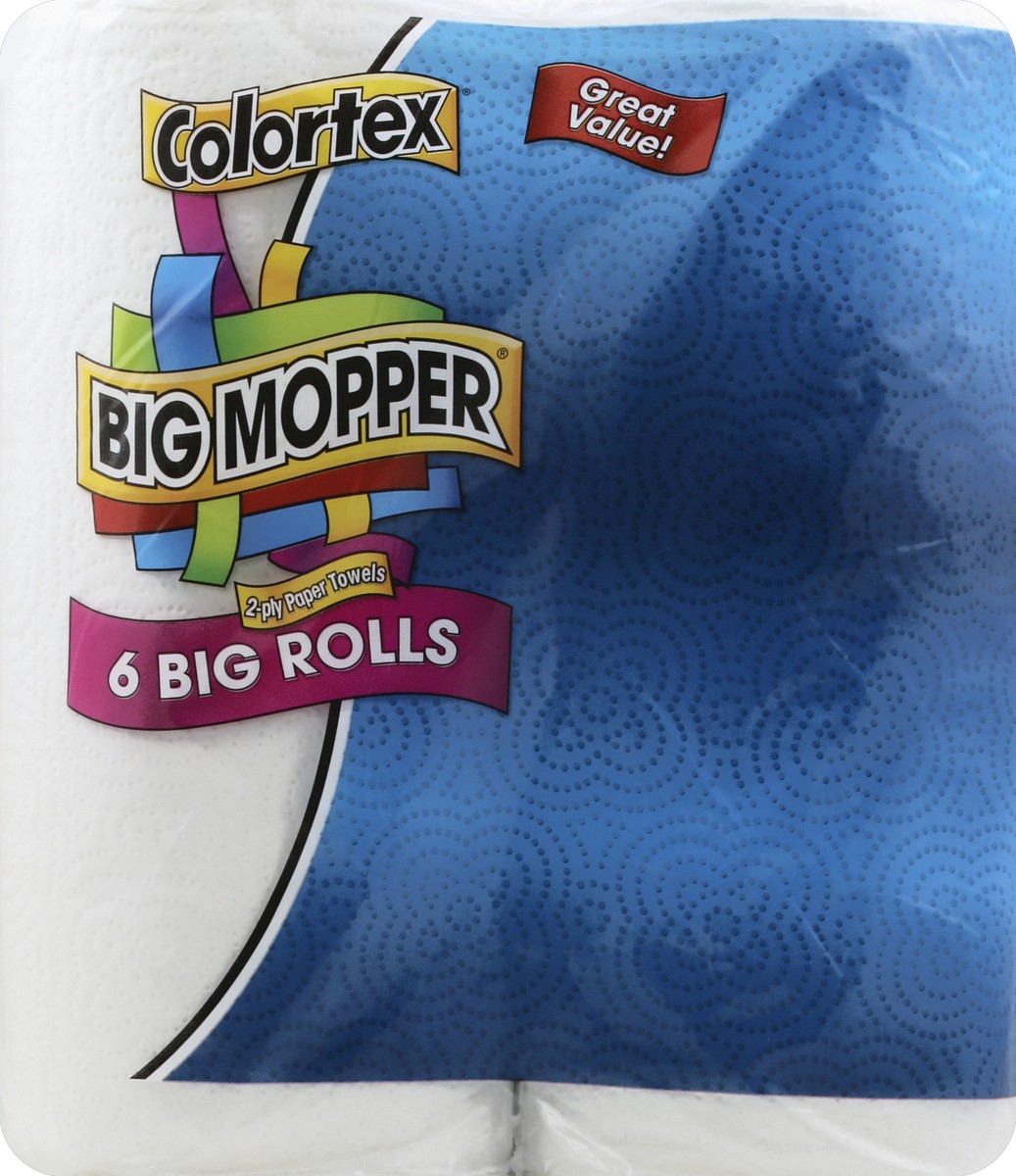 slide 2 of 4, Colortex Big Mopperx Towel 2Ply, 6 ct