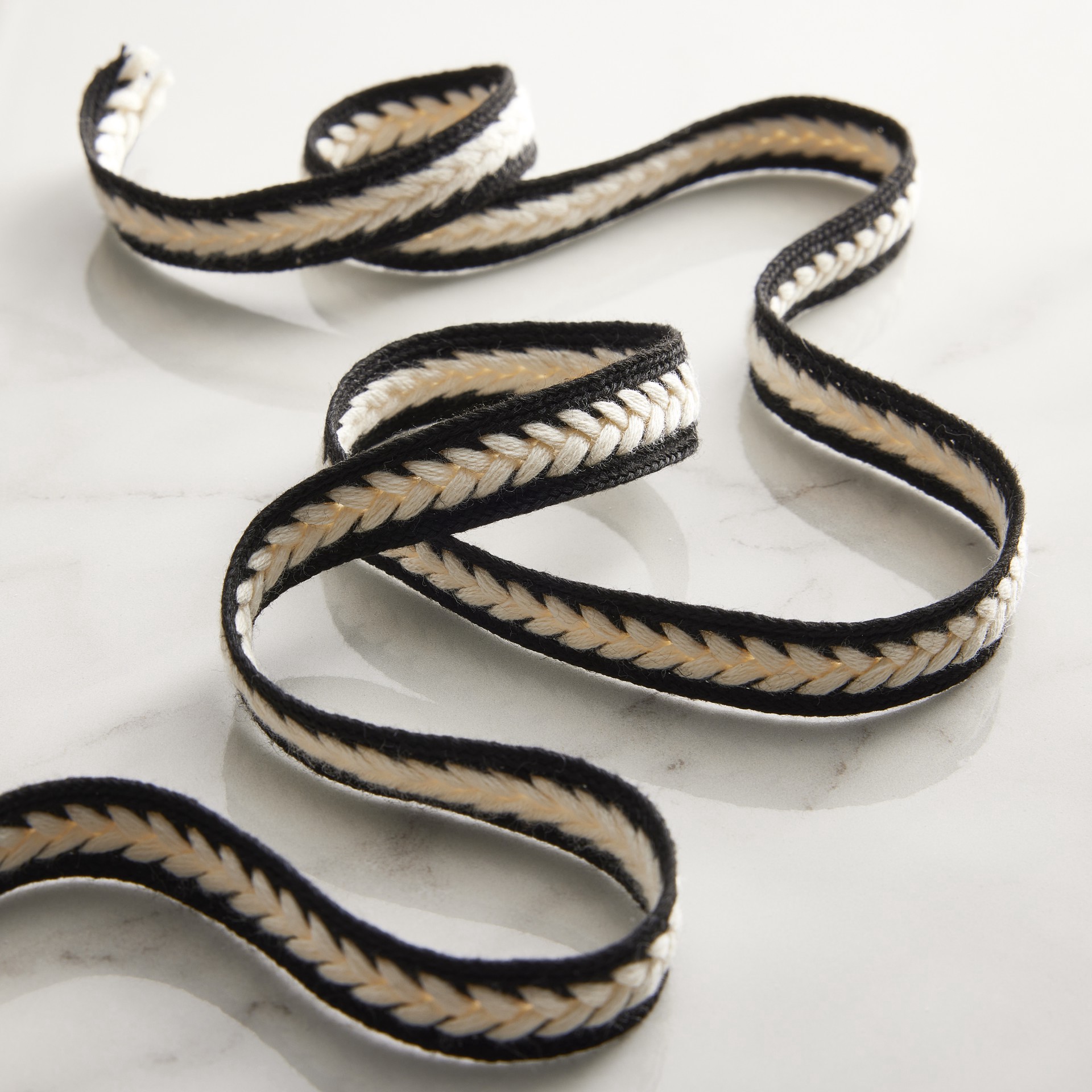 slide 4 of 4, 5/8" X 3yd. Braided Rope Ribbon By Celebrate It, 5/8 in x 3 yd