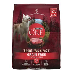 Purina One True Instinct Beef Dry Dog Food - 12.5 Lb